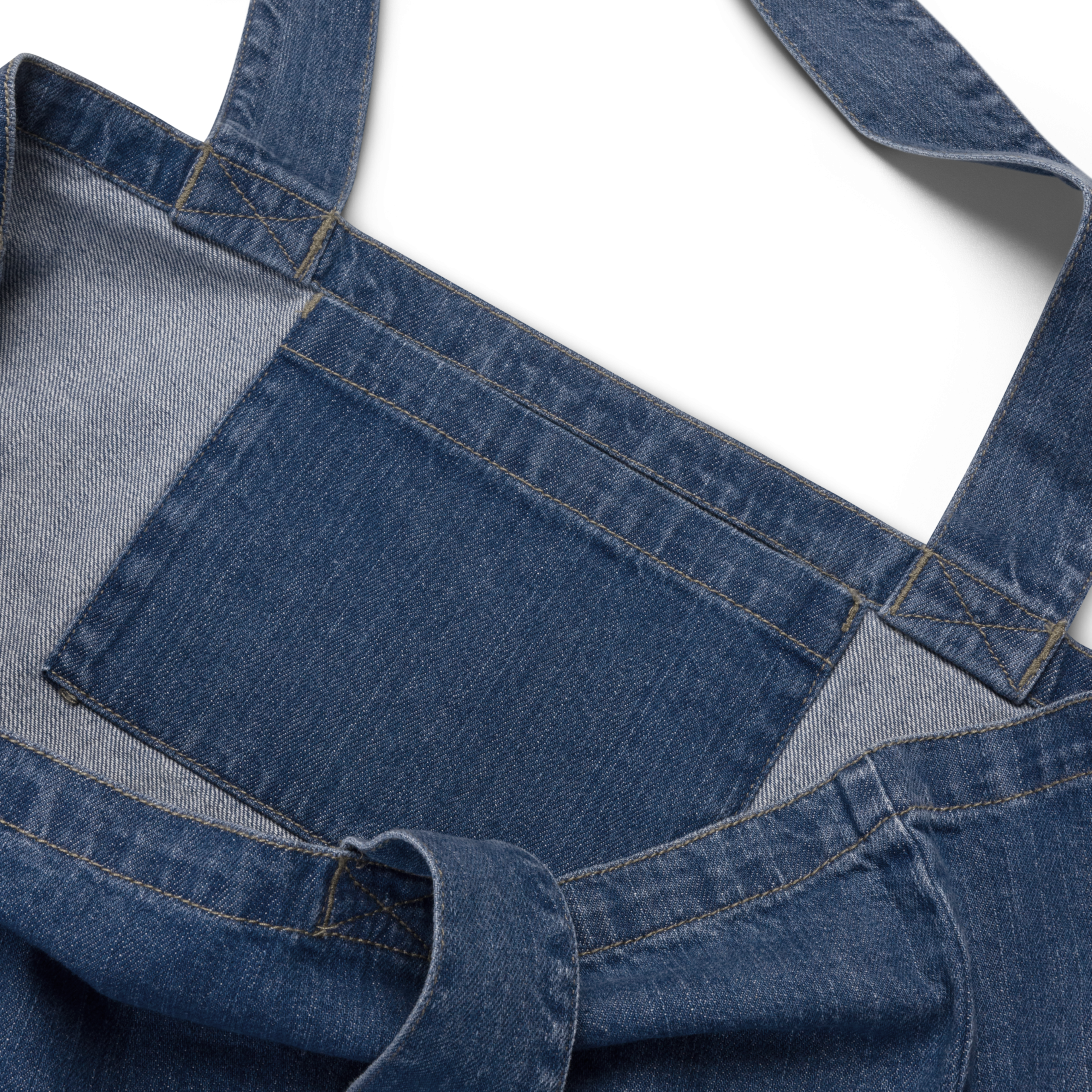 Organic Denim Tote Bag (Inside)